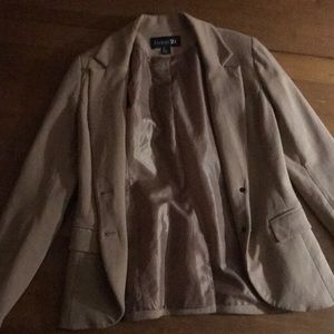 Forever 21 tan blazer